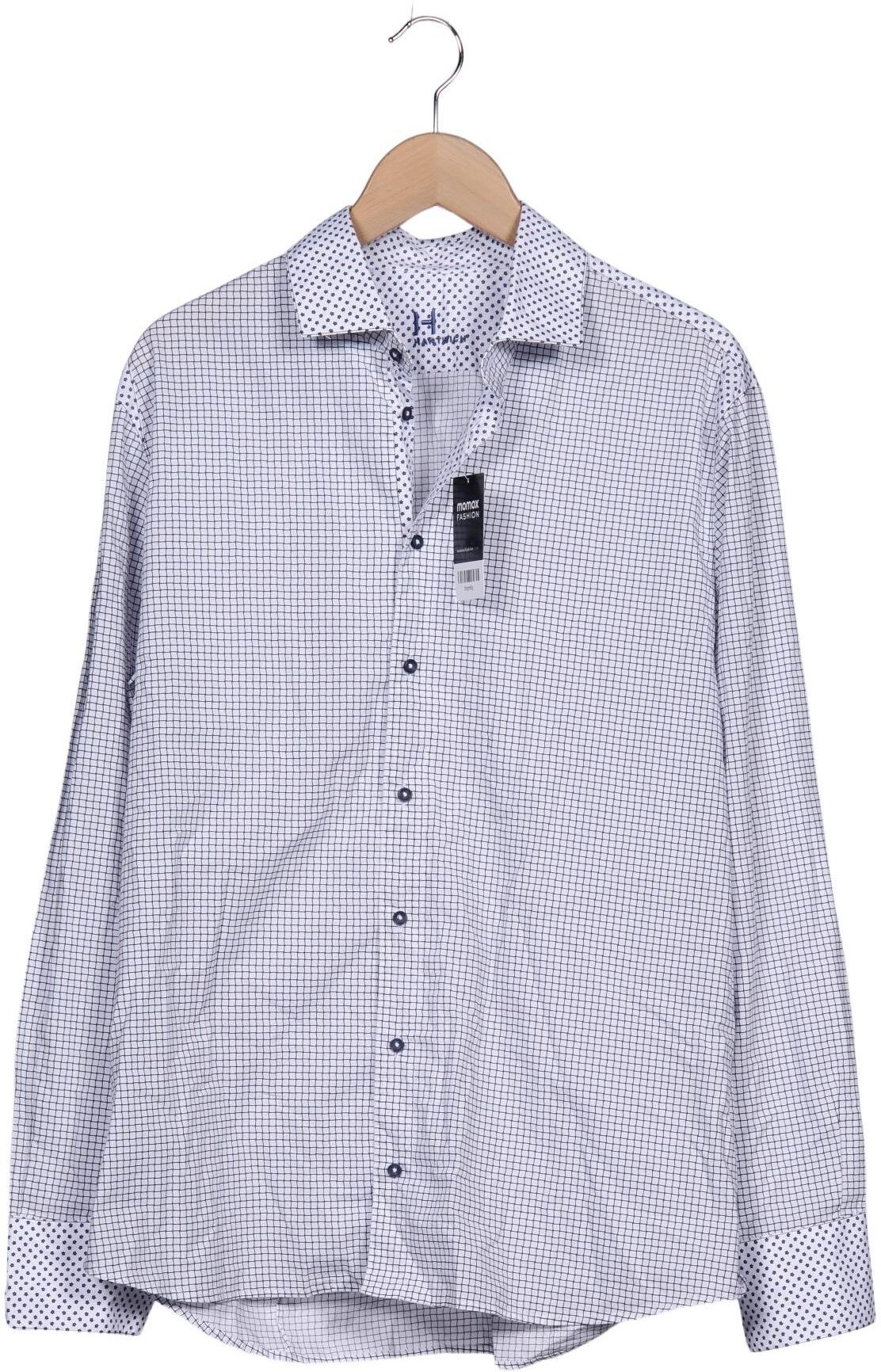 Hartwich Herren Hemd, Mehrfarbig, Gr. XL, Baumwolle - Second Hand