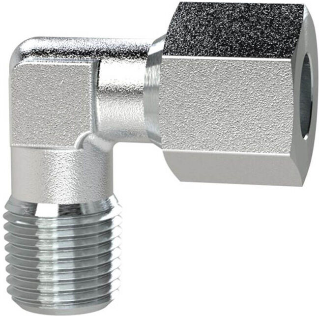 Riegler Raccord coudé à visser M16x1,5a, tube Ø12, acier zingué (WEVM1612LST)