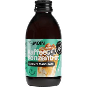 TryMOIN Kaffeekonzentrat Typ Caramel Macchiato Zero Sugar, zuckerfrei, mit Fairtrade Kaffee & feiner Karamellnote, 100 ml