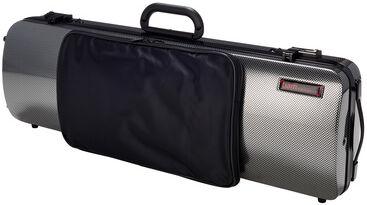 bam 2011XLSC Hightech Violin Case Silber Carbon