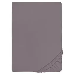 biberna® 1 uni Topper- Spannbettlaken Jersey-Elastic Größenauswahl