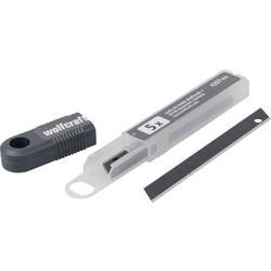 Wolfcraft 4207000 Abbrechklingen Profi-Sharp 9 mm schwarz 5 St.
