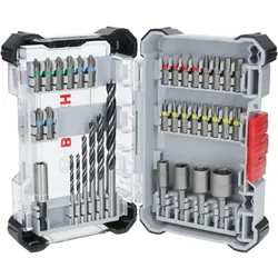Bosch Extra Hard Schrauberbit‐ und PRO Wood Bohrer-Set, 35‐teiliges Set - 2607017730