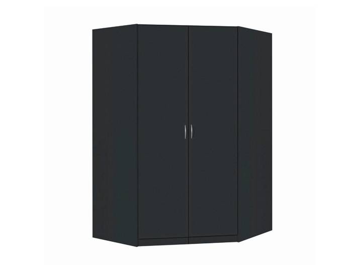 Boxxx Eckschrank, Grau, Holzwerkstoff, 9 Fächer, 117x197x52.2 cm, Typenauswahl, umfangreiches Zubehör erhältlich, In verschiedenen Grössen erhältlich, in verschiedenen Holzdekoren erhältlich, Schlafzimmer, Kleiderschränke, Schranksysteme