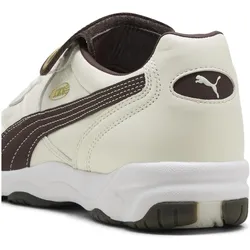Puma, Unisex, Fussballschuhe, King Indoor (37), Weiss, Braun