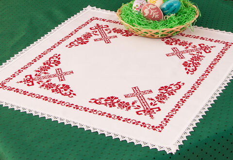 Weihkorbdecke "Kreuz"