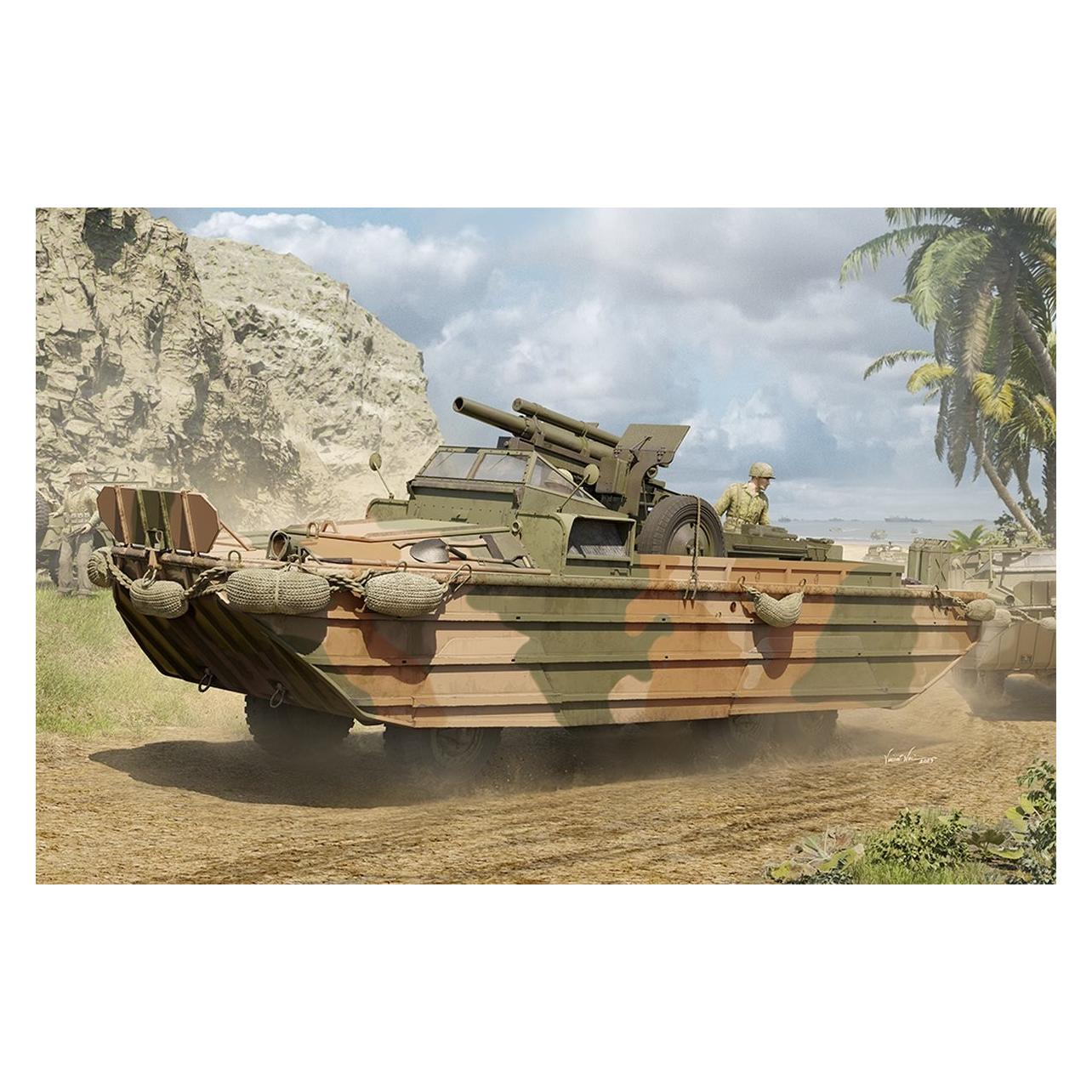 I Love Kit GMC DUKW-353 with 105mm Howitzer (63540)