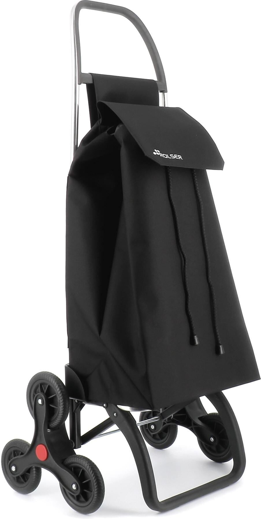 Einkaufstrolley ROLSER "SAQUET LN 6", Damen, schwarz, Aluminium, Polyester, Einkaufskörbe Einkaufstrolley schwarz Einheitsgröße