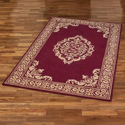 Touch of Class "Dynasty Rectangle Rug, 5'3"" x 8', Ruby"