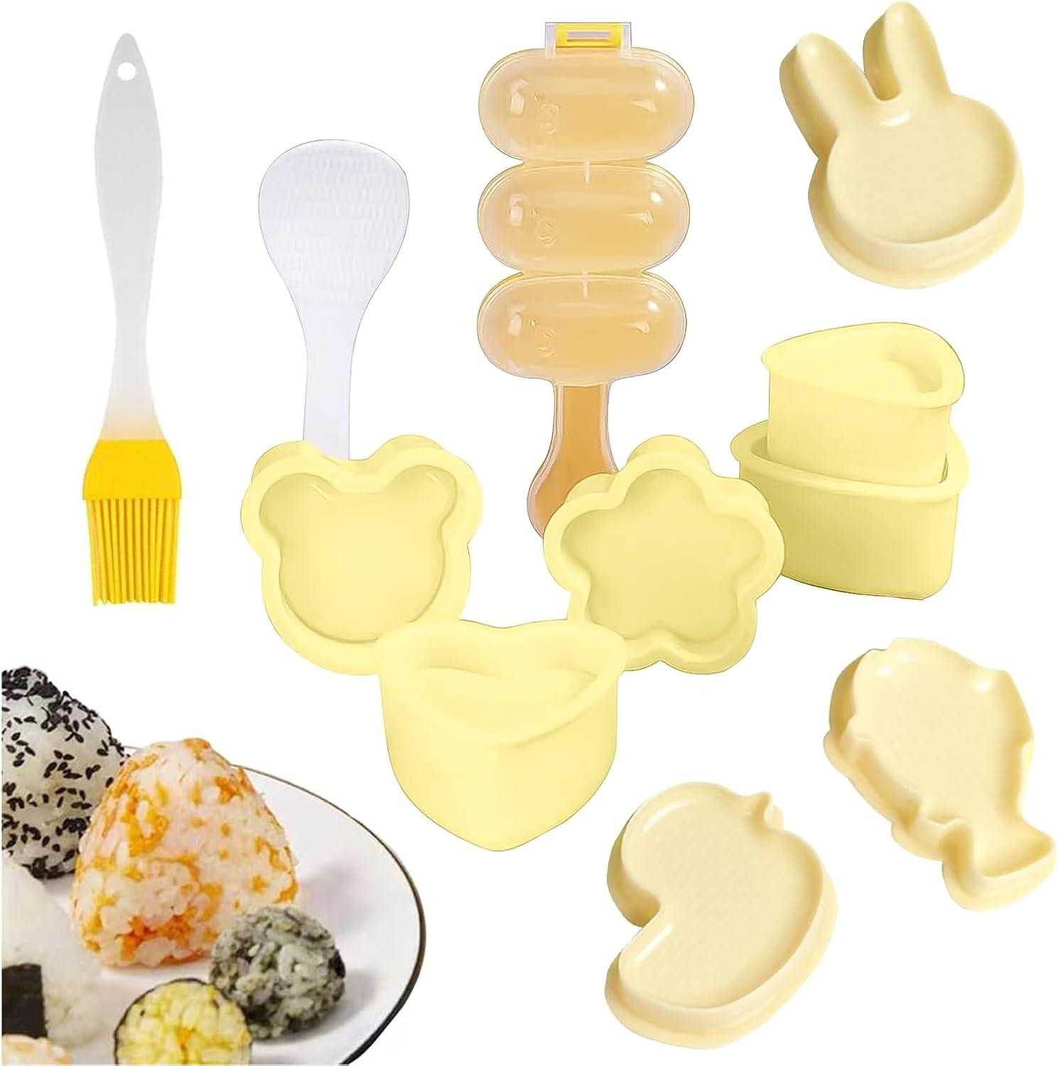 Onigiri sushi maker set met 10 vormen voor zelfgemaakte sushi van premium kwaliteit