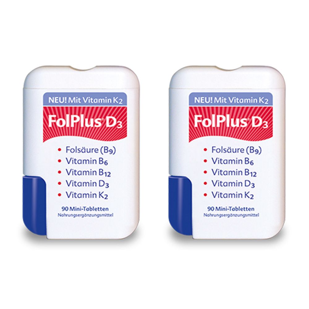 FolPlus + D3 Doppelpack 2x90 St Compretten