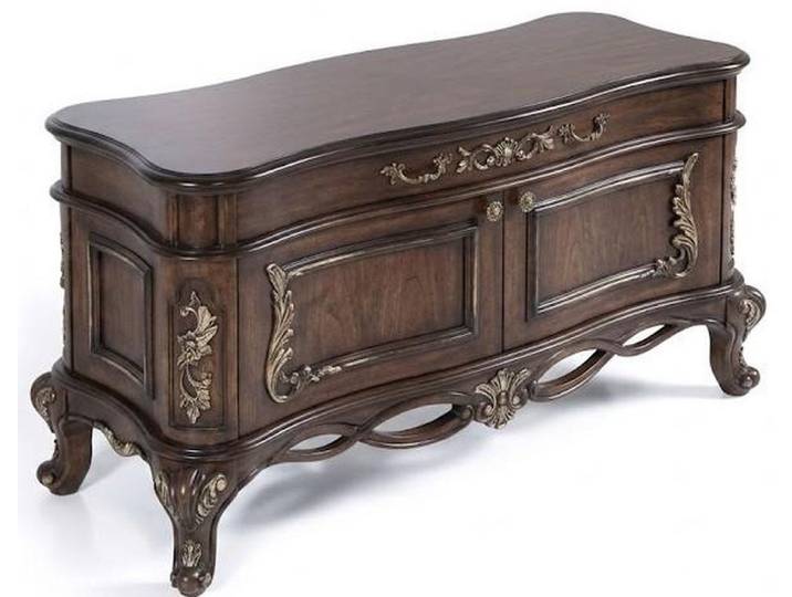 JVmoebel Sideboard Elegantes Sideboard Holz Klassischen Stil Geschnitzten Verzierungen (Sideboard, 1 St., 1-tlg), Elegante Schnitzereien und Verzierungen