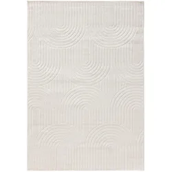 benuta Pop In- & Outdoor-Teppich Mars Cream 200x290 cm - Teppich für Balkon, Terrasse & Garten