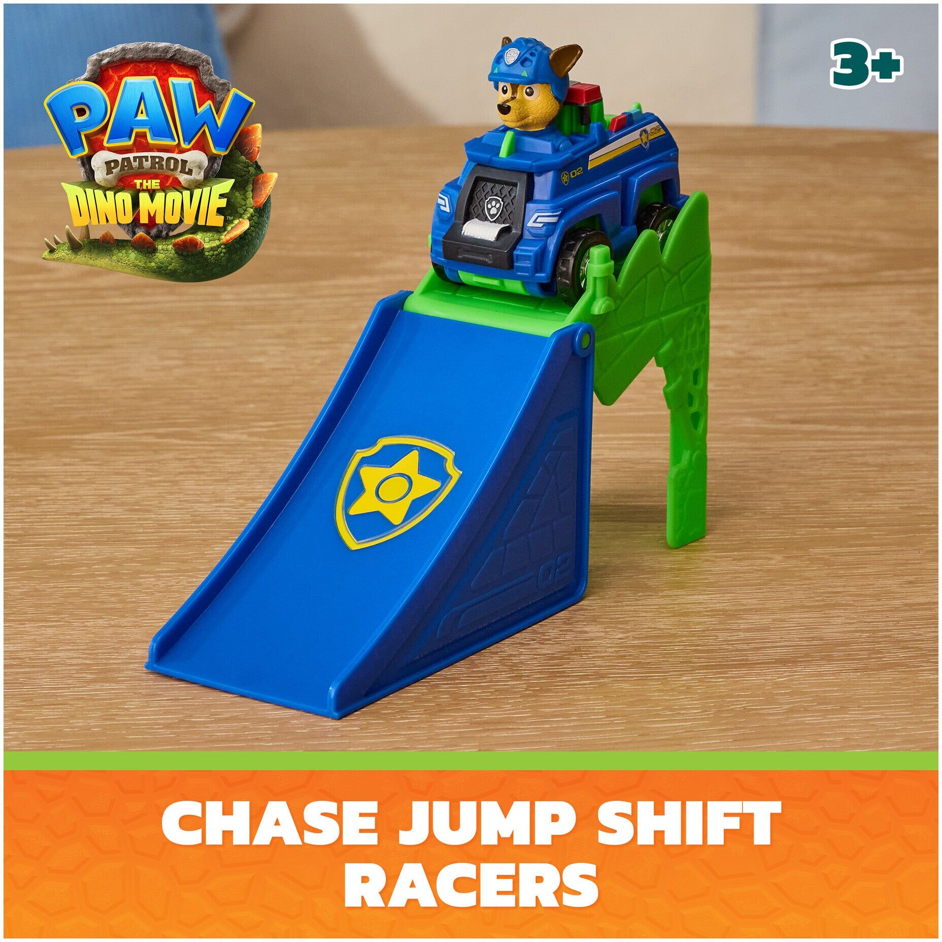 Spin Master PAW Patrol The Dino Movie Skye Jump Shift Racer - Pink - Ages 3 and Up - Non-Powered Toy