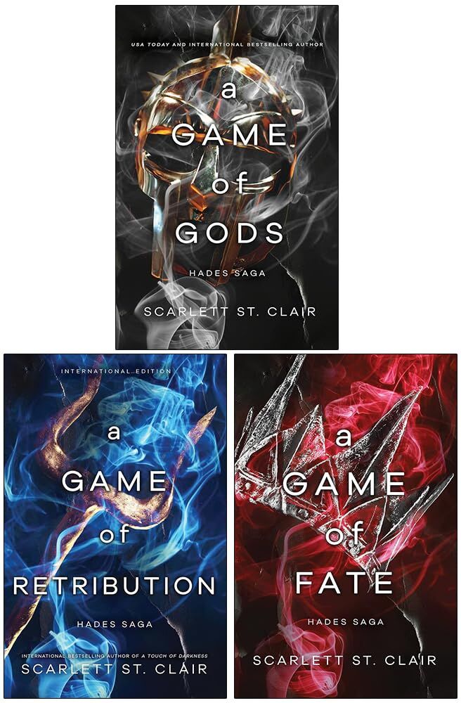 Bloom Books ltd Scarlett St Clair Hades Saga Collection 3 Books Set (A Game of Gods, A Game of Retribution & A Game of Fate)