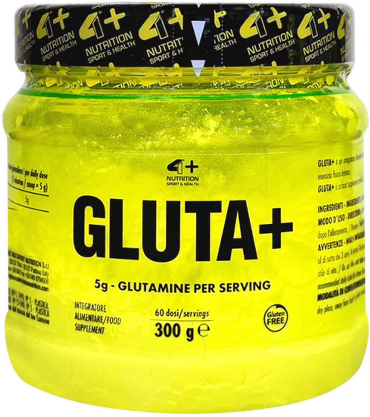 4+ NUTRITION Gluta+ 300 Grammi 