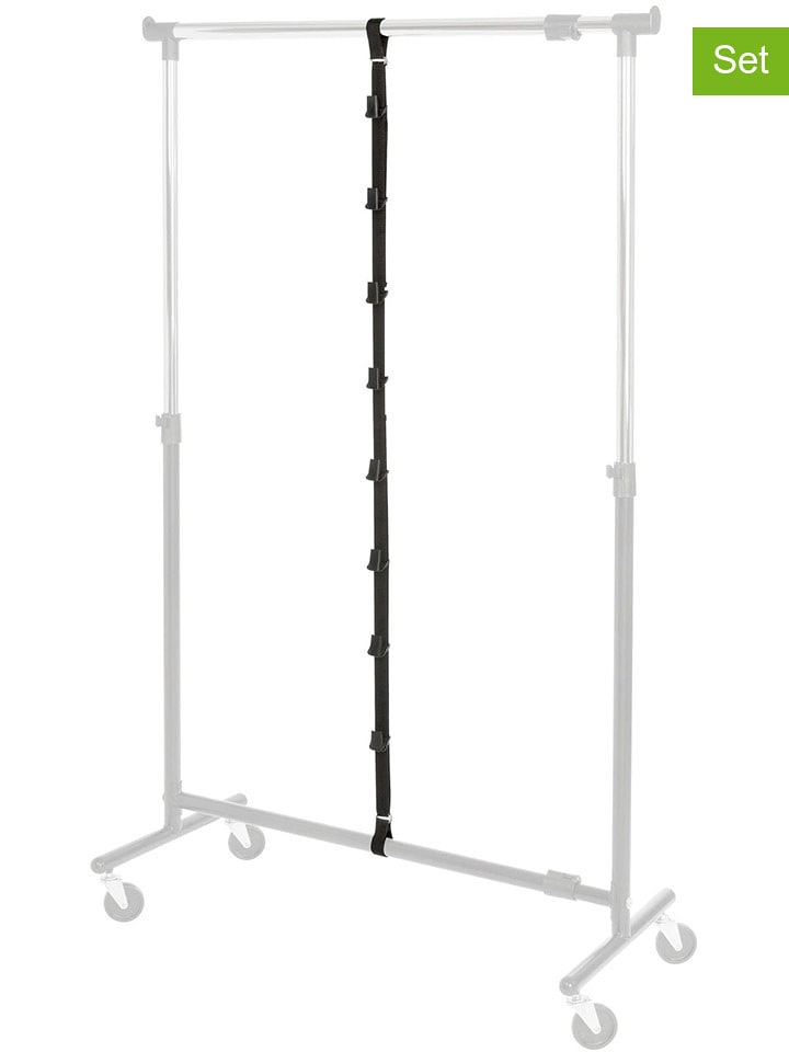 Wenko 2er-Set: Taschenorganizer "Maximex" in Schwarz - (L)200 cm - onesize