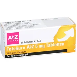 Folsäure AbZ 5 mg