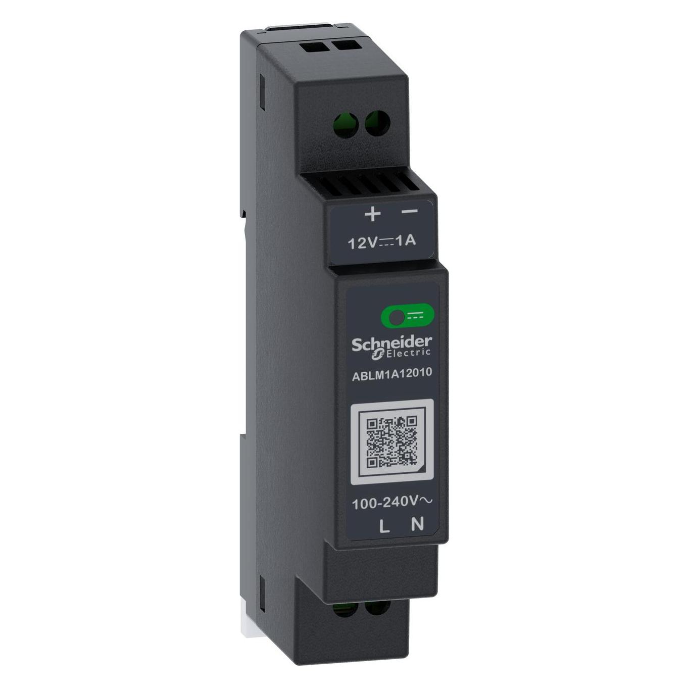 Schneider Electric Netzteil für DIN-Schiene, 80%, 12V, 1A, 12W, Einstellbar (ABLM1A12010)