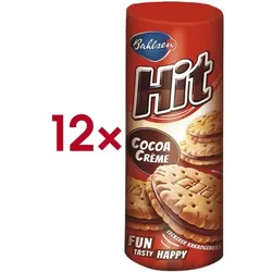 Bahlsen 12er-Pack Doppelkeks-Rolle »Hit Kakao« 134 g braun