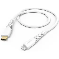 Hama USB-Kabel, USB-C - Lightning, 1,5 m, Weiss (1.50 m, USB 2.0), USB Kabel