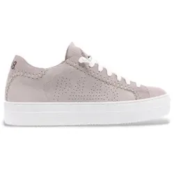 P448 für Damen. S25THEA77 Thea Leder Sneakers nackt (37), Wohnung, Schnürsenkel, Lässig