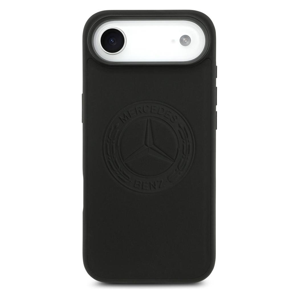 Mercedes Leather Vintage Logo MagSafe Case for iPhone Air Black (Apple iPhone Air) (MEHMP17M25RICVLK)
