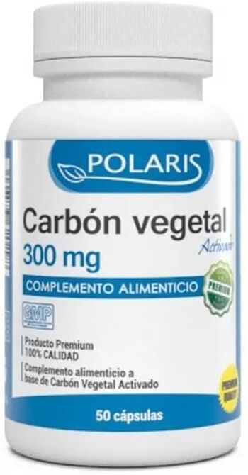 Polaris Carbon Vegetal 300 mg 50 Caps