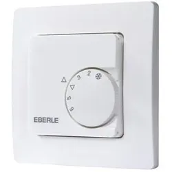 Eberle 191873155102 UP-Raumregler, 5-30C, AC 230V, 1Wechsler, 10A/5A, 50x50, Ausführung neutral RTR-E 8031-50