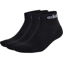 3er Pack adidas Linear Cushioned Ankle Socken IC1303 - black/white 31-33
