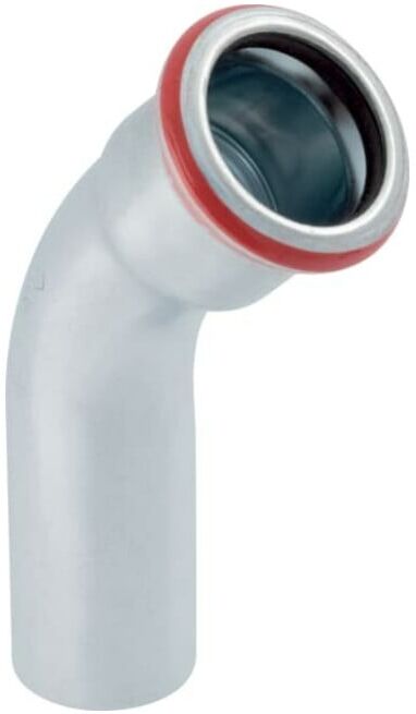Geberit Coude Mapress acier C d= 18 mm, 45 degrés, extrémité à emboîtement (20703)