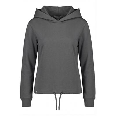 Kapuzensweatshirt ALIFE & KICKIN, Damen, Gr. M, iron gate, 95% Baumwolle, 5% Elasthan, hoch geschlossener Ausschnitt, Sweatshirts