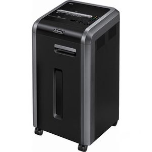 Fellowes Aktenvernichter 4623001 Powershred 225i, mit Rollen, 24 Blatt, 60 Liter Behälter, 5,8 mm Streifenschnitt, P-2