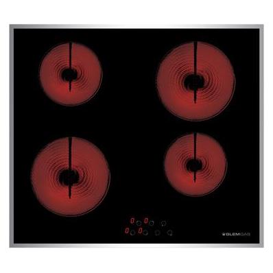 Glem Gas PIANO GTH64TCIX2 () (58 cm, Glaskeramik Kochfeld) (GTH64TCIX2)
