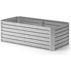 Vicco, Komposter + Gartensack, Komposter Garten, Silber, 180 x 90 cm