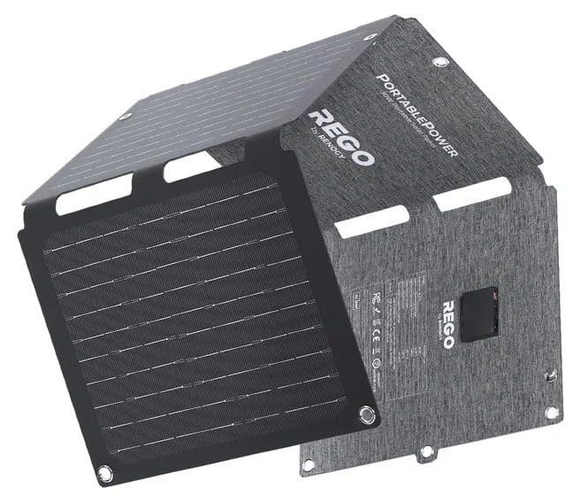 Selius Draagbare Zonnepaneellader 30 W met USB-C, USB-A en DC Poorten - Monokristallijn Silicium - Compact en Lichtgewicht