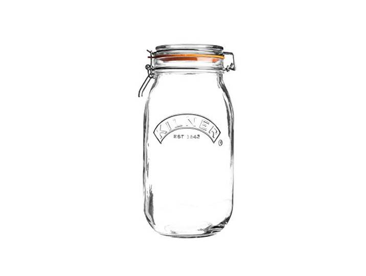 Kilner 0025.494 Cliptop Bocal rond en verre 3 l