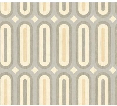Seabrook Designs Roselyne Geo Unpasted Wallpaper