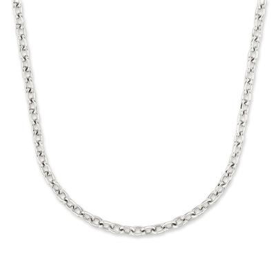 Edelstahlkette COPENHAGEN STUDIOS "Schmuck Geschenk Halskette Basic Chunky", silber (edelstahlfarben), Halsketten, Damen, Edelstahl, L: 45 B: 6mm, Edelstahlkette, B:6mm
