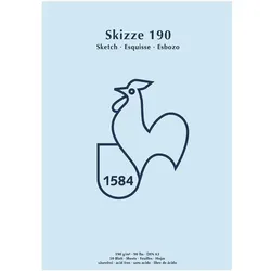 Hahnemühle Skizzenblock A3 190 g weiß