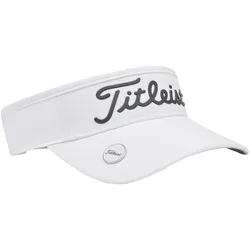 Titleist Visor Players Ball Marker, weiss/grau