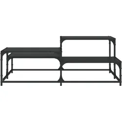 vidaXL, Couchtisch + Beistelltisch, Aiden (107 x 107 x 40 cm)