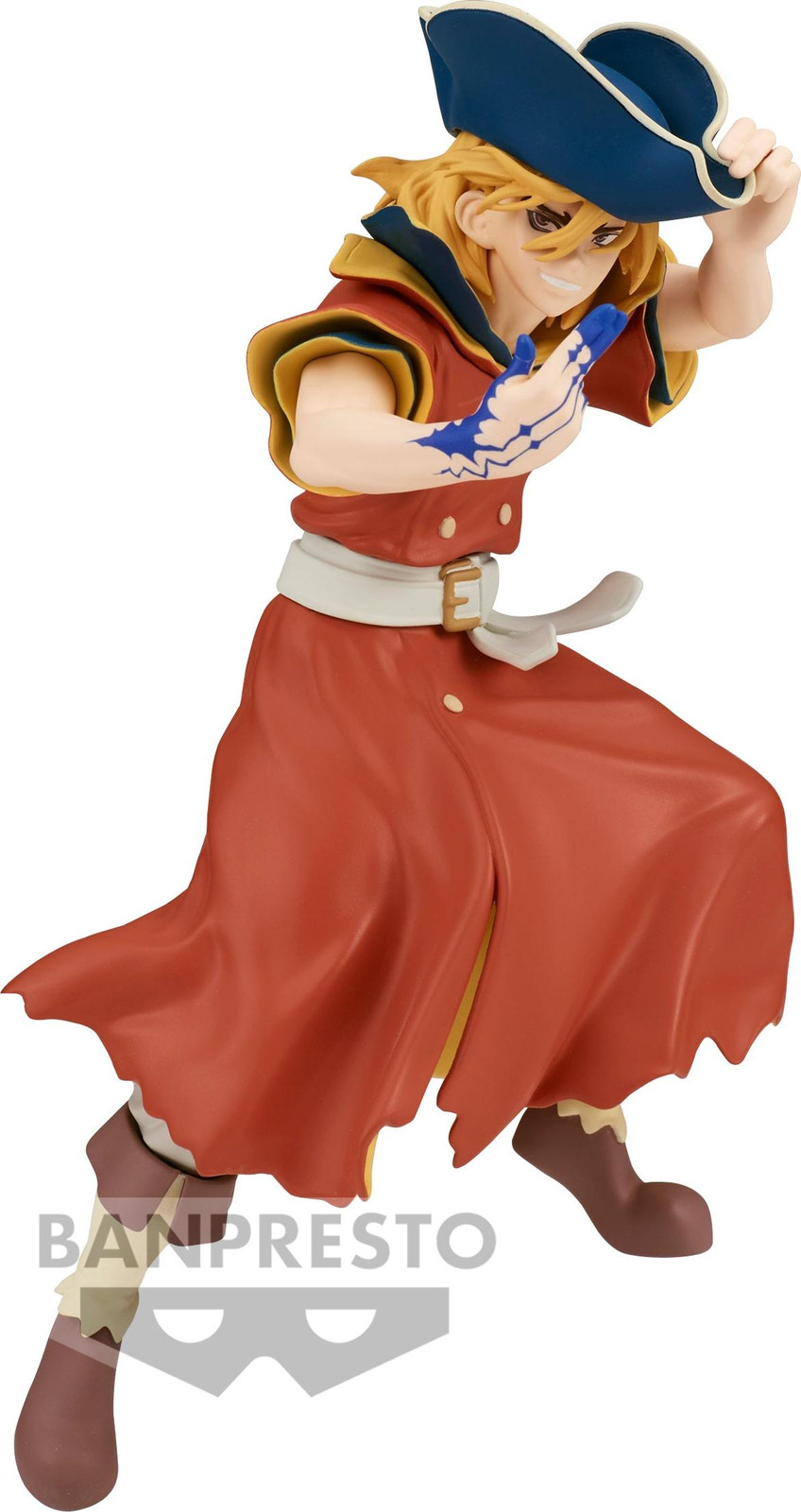 Banpresto Ryusui Nanami figuur uit Dr. Stone II: Stone World, 16 cm