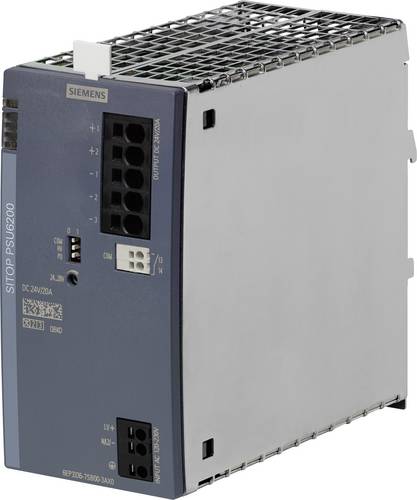 Siemens 6EP33367SB003AX0 Netzteil / Stromversorgung 24V 20A 480W Anzahl Ausgänge:1 x Inhalt 1St.
