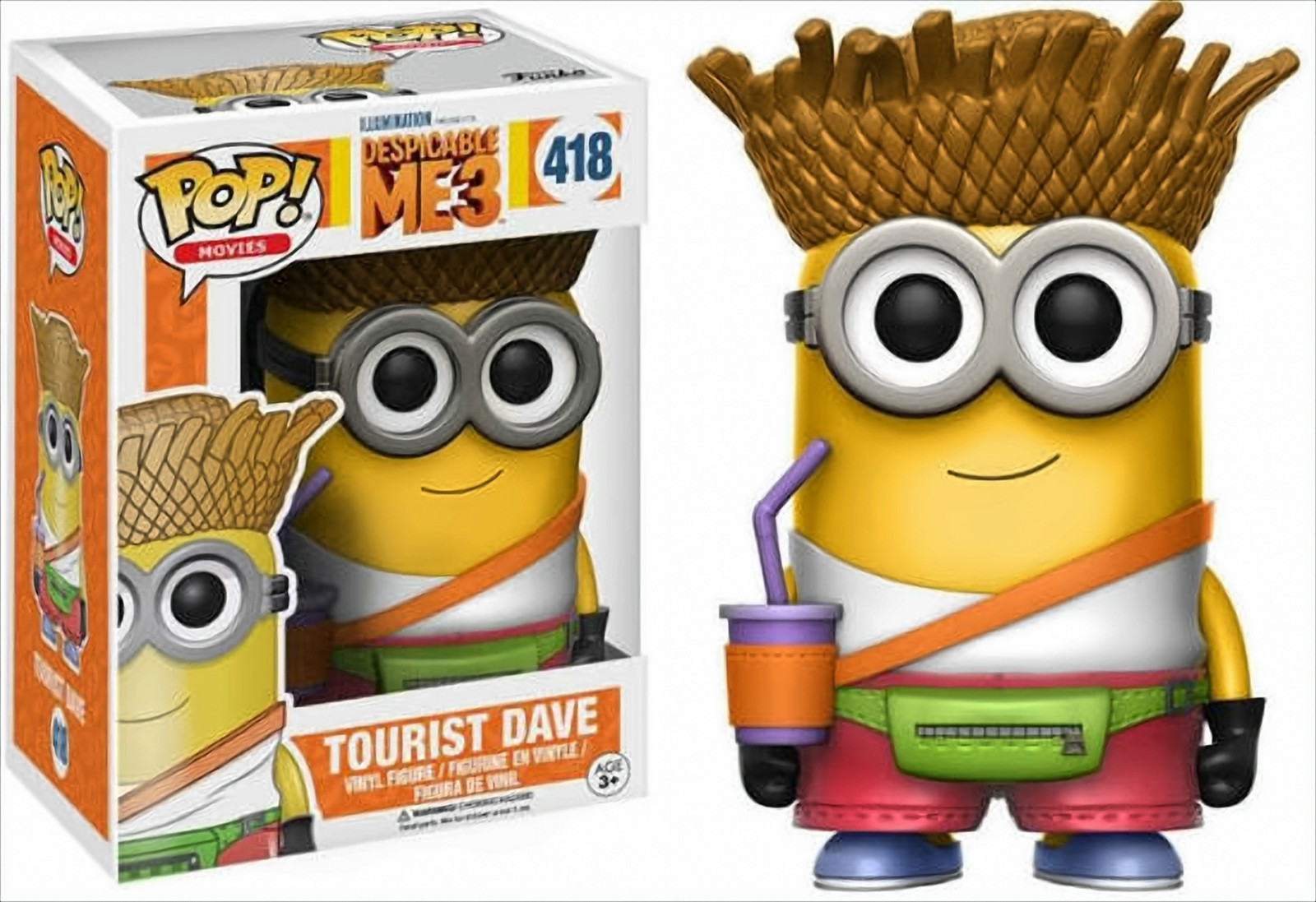 Funko Pop! Vinyl figuur Despicable Me 3 - Tourist Dave 418