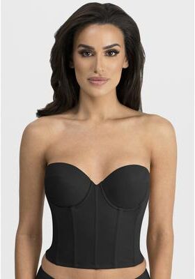 Plus Size Women's Brie Backless Strapless Bra Intimate Apparel by Dominique in Black (Size 36 D)
