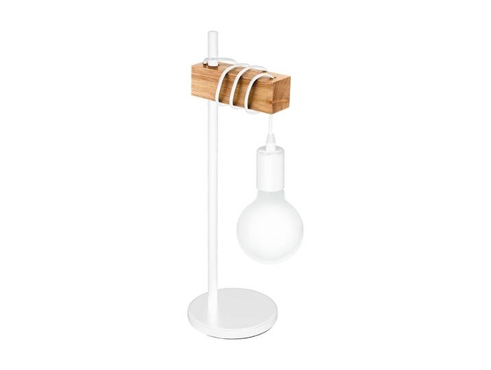 Lampe de table Townshend aspect chêne blanc\, marron Eglo 33163