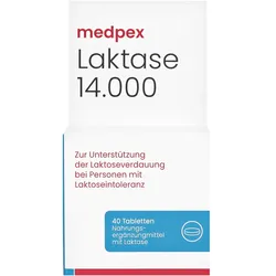 medpex Laktase 14.000 40 St