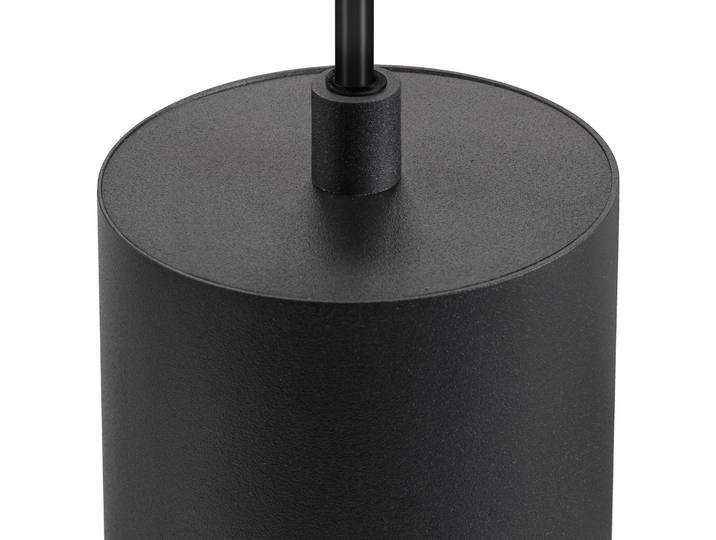 SLV Pendelleuchte Asto Tube GU10 1-Phasen-Schiene schwarz Tube, dimmbar, schwarz, für Wohn- / Esszimmer, Aluminium, Modern