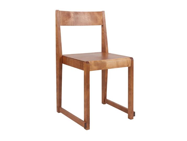 Frama - Chair 01, Birke braun gebeizt / geölt